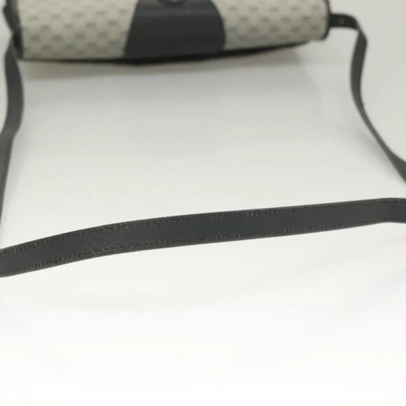 GUCCI Micro GG Supreme Shoulder Bag PVC Navy Gold 89 02 050 Auth BA3432 - Picture 9 of 16